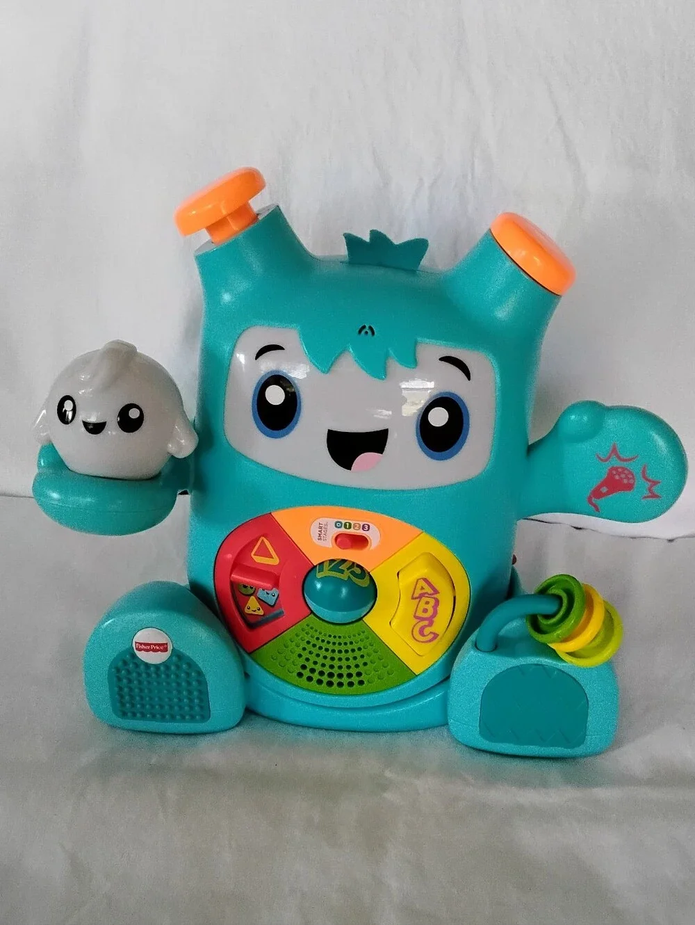 Fisher-Price Teal and Orange Interactive Learning Character Toy